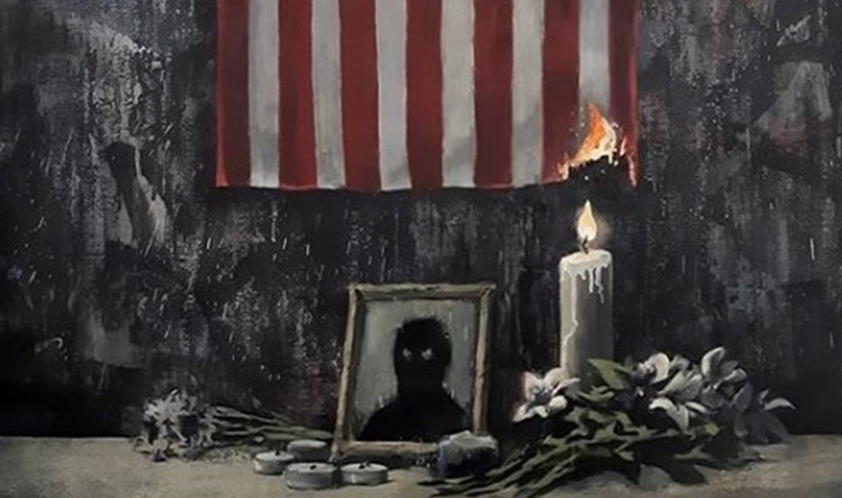 Banksy’den ‘George Floyd’ protestosu