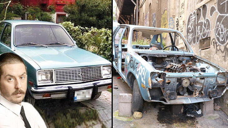 Oyuncu Şükrü Yıldız’ın Chevrolet’ini parça parça çaldılar