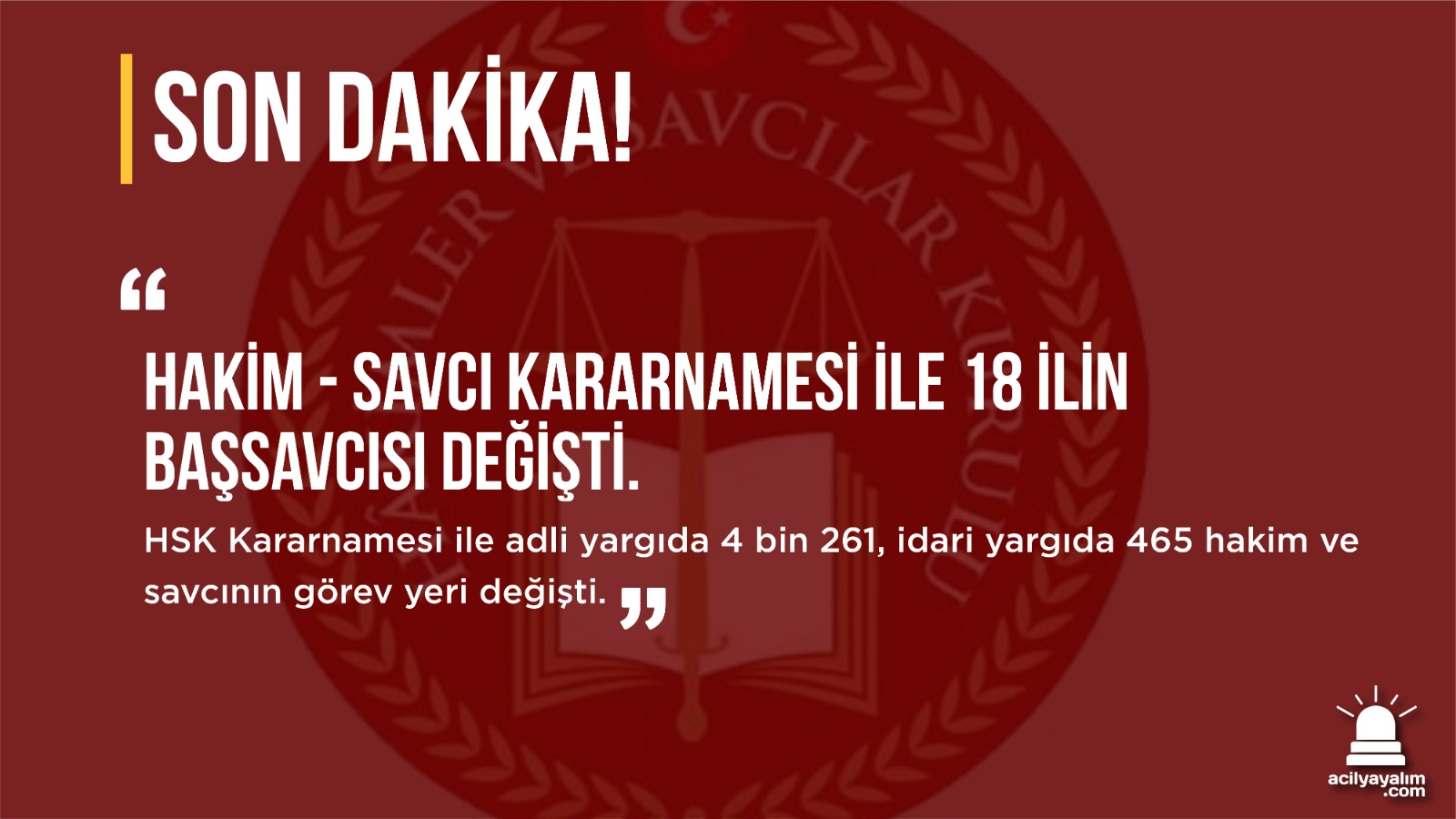 Son Dakika!