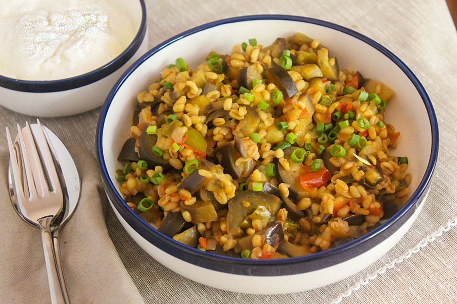 Bulgurlu patlıcan yemeği tarifi