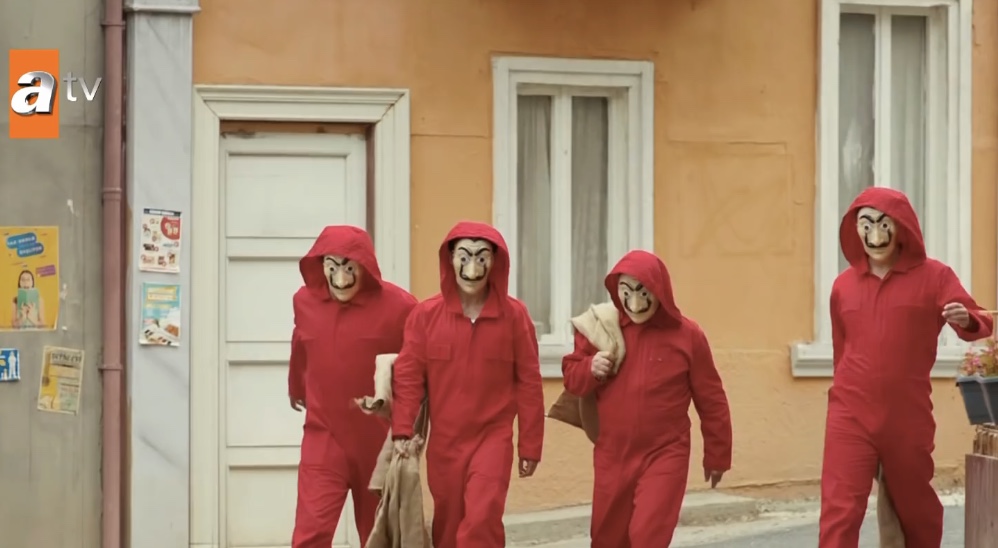 Gençliğim Eyvah dizisinde La Casa De Papel esintisi