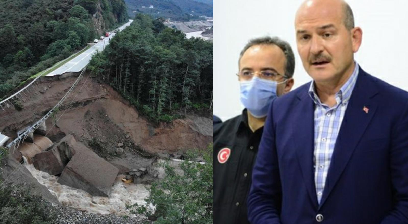 Giresun’u sel aldı. Malesef can kaybı var!