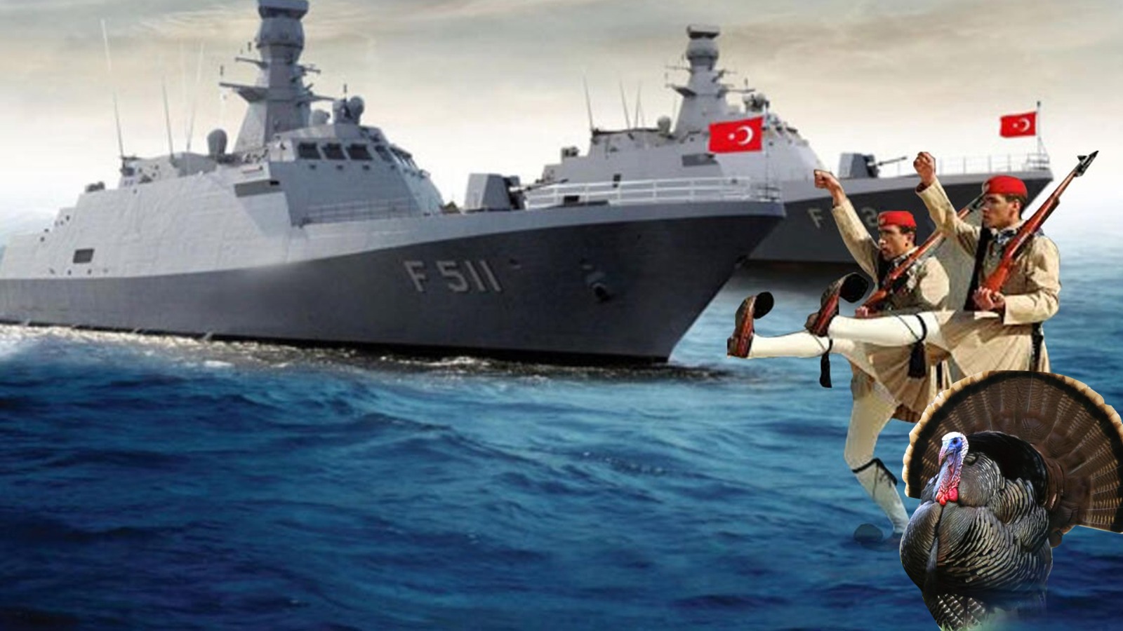 Yunan jetleri Türk gemisine yaklaştı!