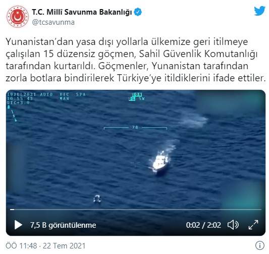 Göçmenlere Yunanistan’dan mezalim!